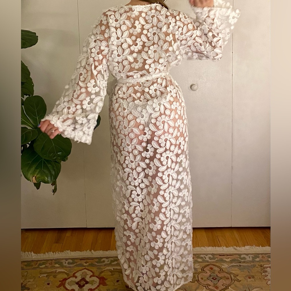 Onia Lace Pattern Robe/Coverup - Picture 3 of 4